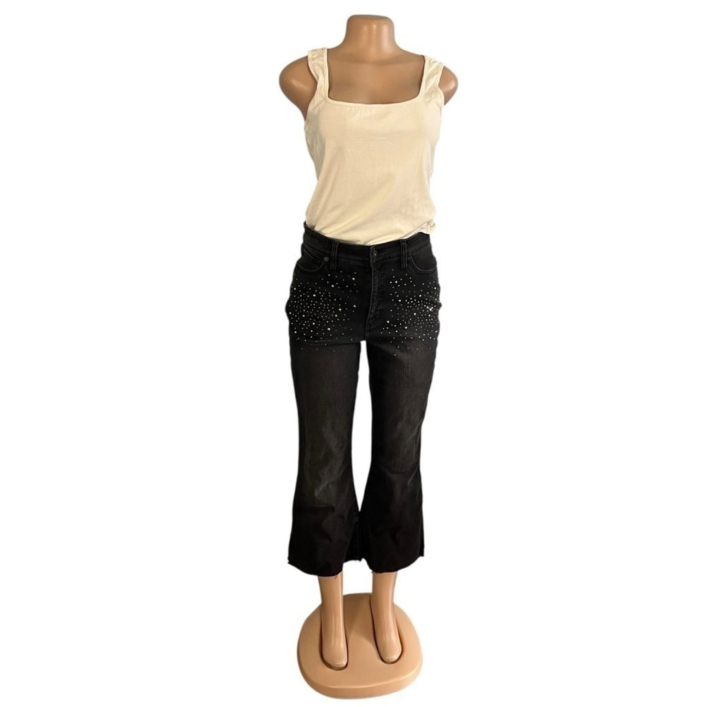 3/$30 ☀️ INC Denim High Rise Flare Black Jeans